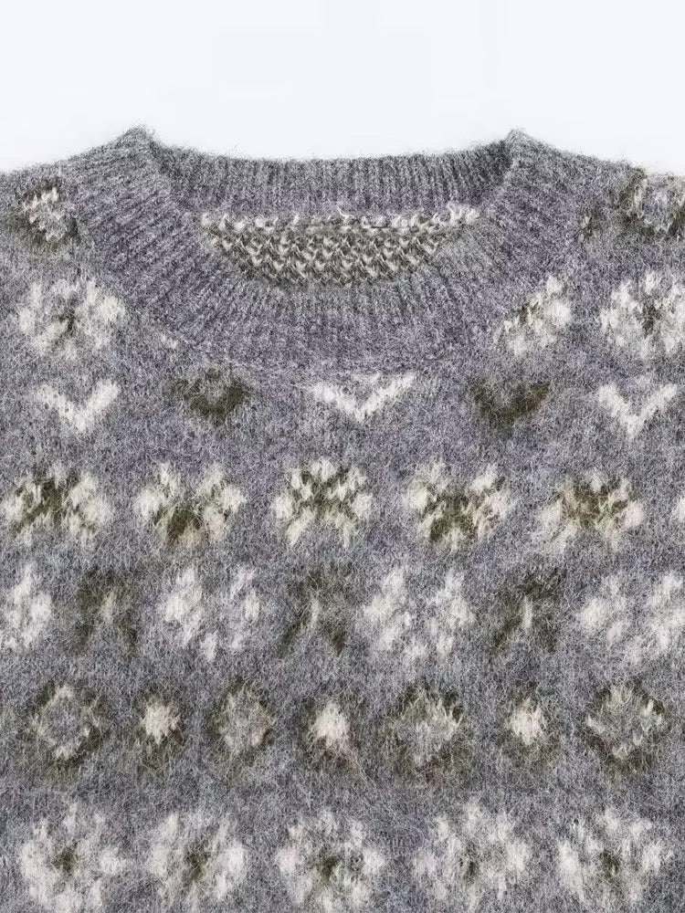 Women’s Patterned Knit Sweater