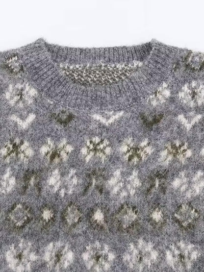 Women’s Patterned Knit Sweater